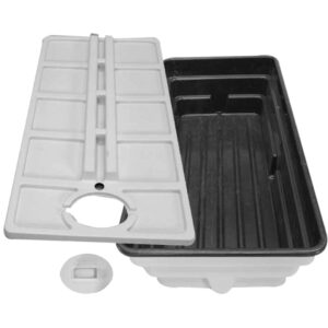 TANQUE +CUBIERTA + TAPON PARA DUTCH POT 2M2* SISTEMAS HIDROPONICOS