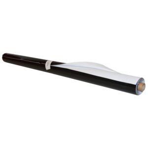 PLASTICO REFLECTANTE NEGRO-BLANCO 2X10 METROS 125 MICRAS  * PLASTICO REFLECTANTE