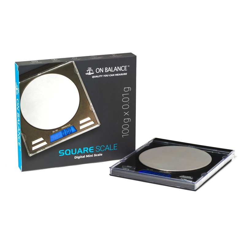 ON BALANCE SQUARE SCALE (CD 100 Gr. X 0,01) * BASCULAS DIGITALES