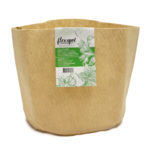 FLEXAPOT MACETA TEXTIL BEIGE 11,4 LITROS (3 GAL) * MACETAS Y BANDEJAS