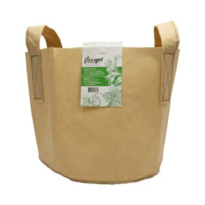 FLEXAPOT MACETA TEXTIL BEIGE 19 LITROS (5 GAL) * MACETAS Y BANDEJAS