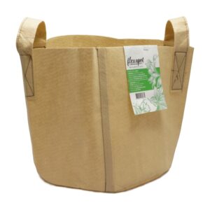 FLEXAPOT MACETA TEXTIL BEIGE 26,6 LITROS (7 GAL) * MACETAS Y BANDEJAS