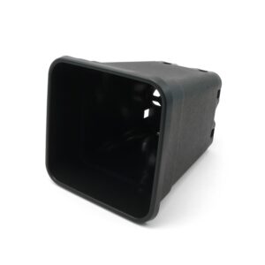 MACETA PURE NEGRA CUADRADA 5 LTR (18X18X23CM) (56 UDS) PURE FACTORY * MACETAS Y BANDEJAS
