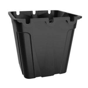 MACETA NEGRA CUADRADA 10 LTR PARA ENTUBAR ECO (50 UNIDADES) * MACETAS Y BANDEJAS