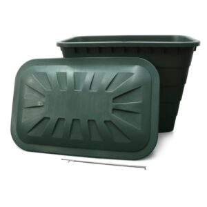 DEPOSITO VERDE RECTANGULAR 520L * RIEGO