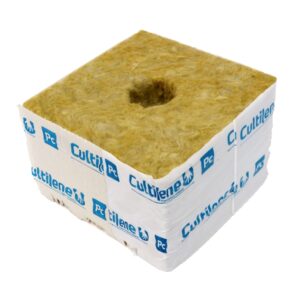 TACO SIEMBRA CULTIWOOL 100x100x65MM AGUJERO PEQUE�O (CAJA 276 UND) * SUSTRATOS