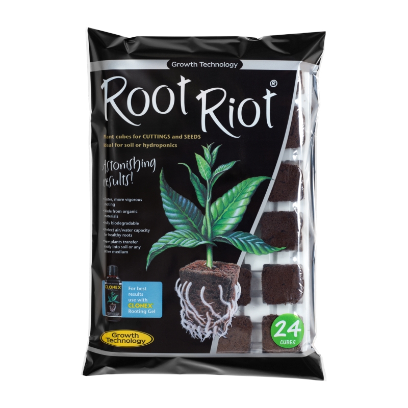 BANDEJA SEMILLERO ROOT RIOT GROWTH TECHNOLOGY - 24 ALVEOLOS (31 X 19 CM) * SUSTRATOS