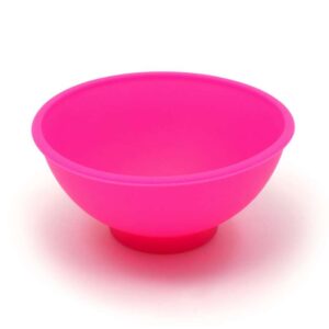 CUENCO SILICONA - ROSA (DIAMETRO 6,7 CM)