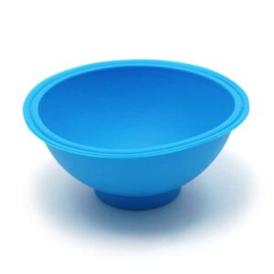 CUENCO SILICONA - AZUL (DIAMETRO 6,7 CM) *