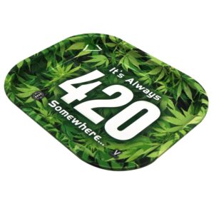 BANDEJA METALICA DE LIAR 18X14 CM - 420 * BANDEJAS FUMADOR