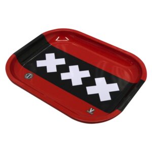 BANDEJA METALICA DE LIAR 18X14 CM - XXX * BANDEJAS FUMADOR