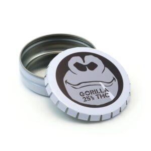 CAJA GORILLA 25% THC * CAJAS METALICAS GREENKLACBOX