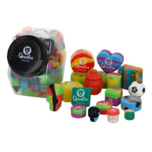 BOTE DE SILICONA QNUBU MIX (DISPLAY L 58 UNIDADES) * ACCESORIOS BHO