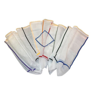 SET 9 MALLAS 120 LITROS (220, 190, 160, 140, 120, 90, 73, 45, 25 MICRAS) MEDICAL NETS * BOLSA EXTRACCION