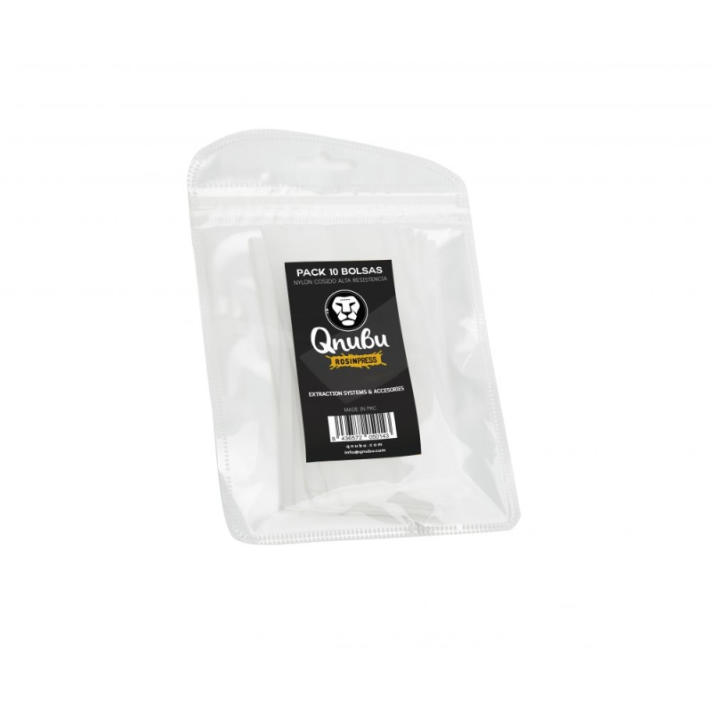 BOLSA QNUBU ROSIN PRESS 90 MICRAS (11 X 5 CM) PACK 10 UNIDADES * BOLSAS ROSIN