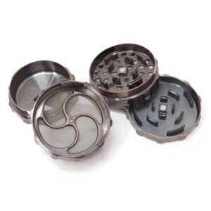 GRINDER CNC COBRE ENVEJECIDO, 4PARTES, 63MM * POLINIZADOR ALUMINIO MAGNETICO