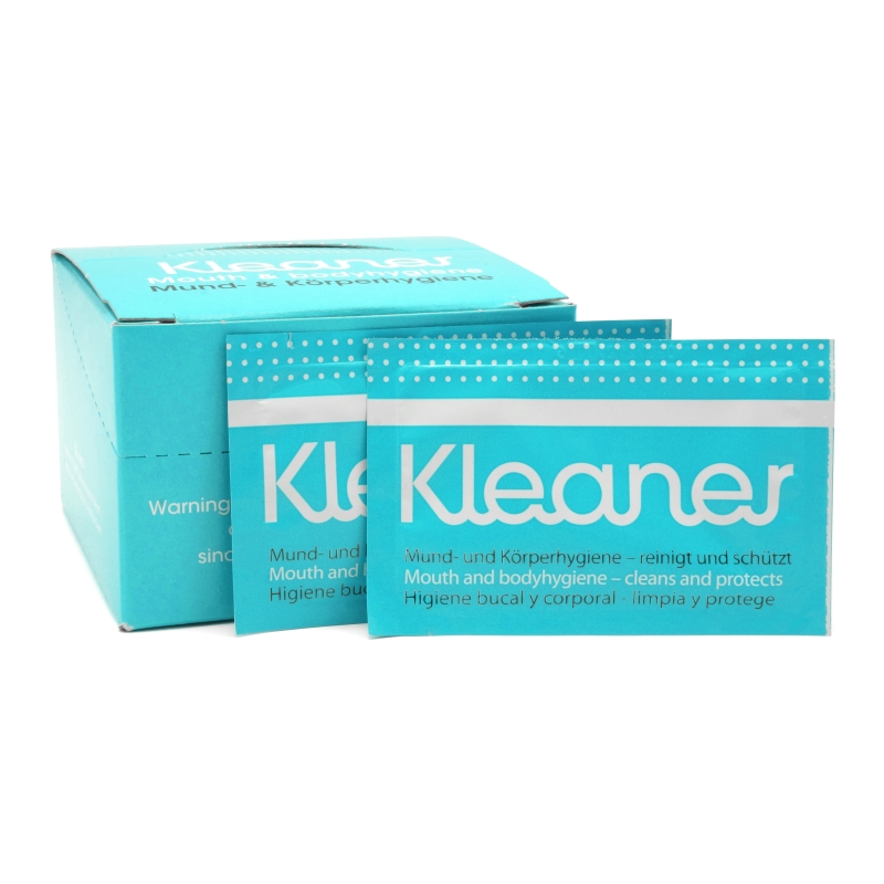 KLEANER HIGIENE CORPORAL Y BUCAL MONODOSIS 6 ML (DISPLAY 30 UNIDADES) * LIMPIADORES