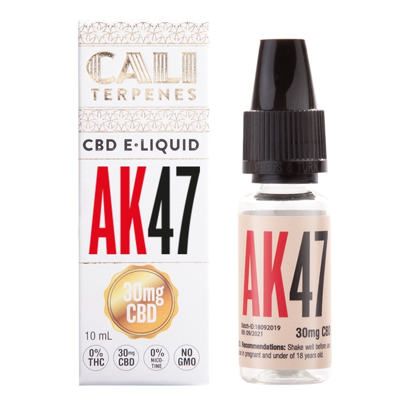 CALI TERPENES E-LIQUID AK 47 30 MG CBD (10 ML) *