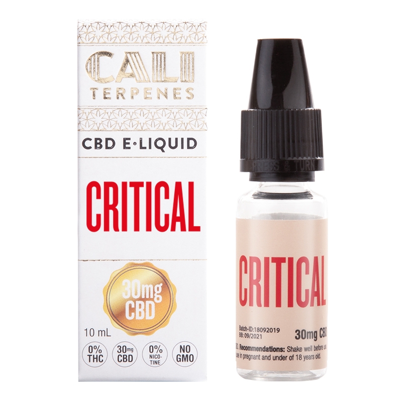 CALI TERPENES E-LIQUID CRITICAL 30 MG CBD (10 ML) *