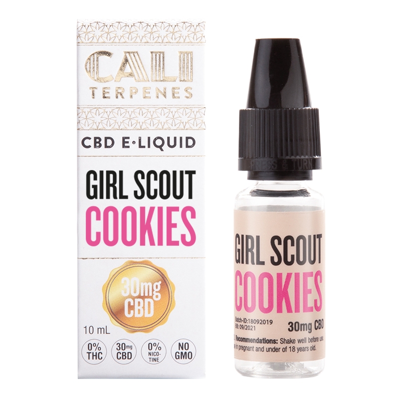 CALI TERPENES E-LIQUID GIRL SCOUT COOKIES 30 MG CBD (10 ML) *
