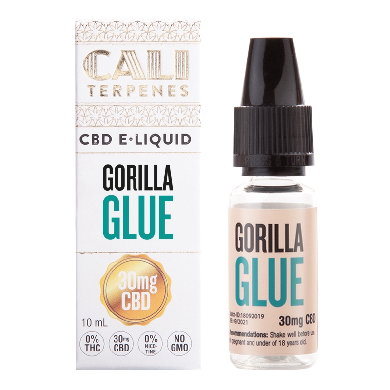 CALI TERPENES E-LIQUID GORILLA GLUE 30 MG CBD (10 ML) *