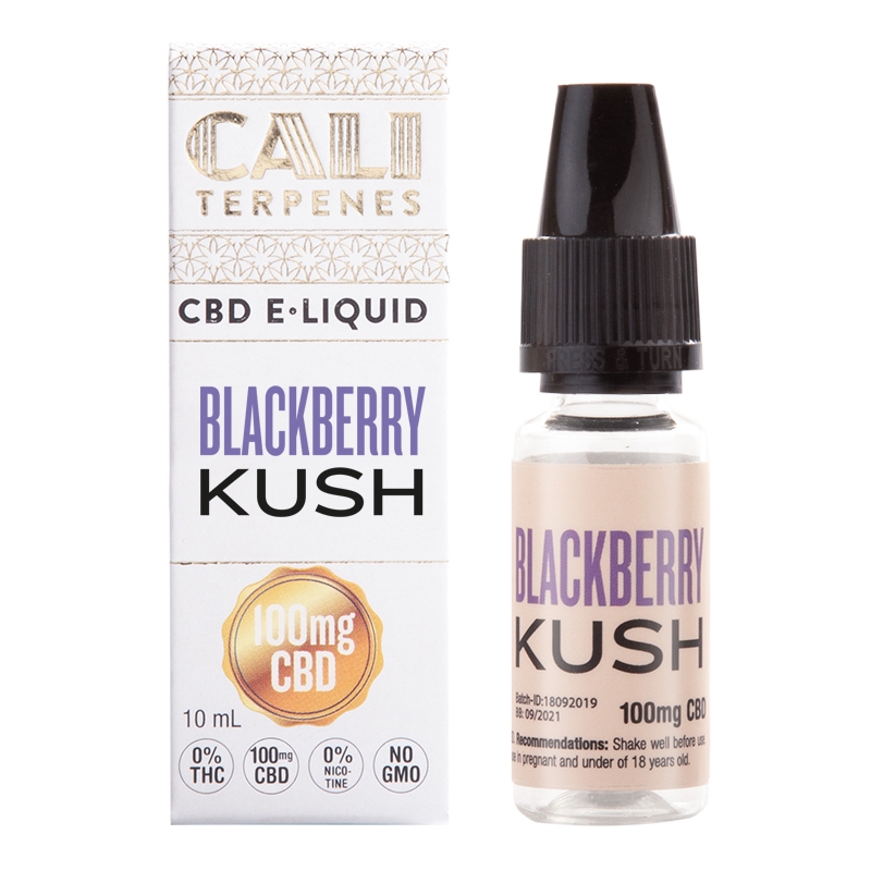 CALI TERPENES E-LIQUID BLACKBERRY KUSH 100 MG CBD (10 ML) *