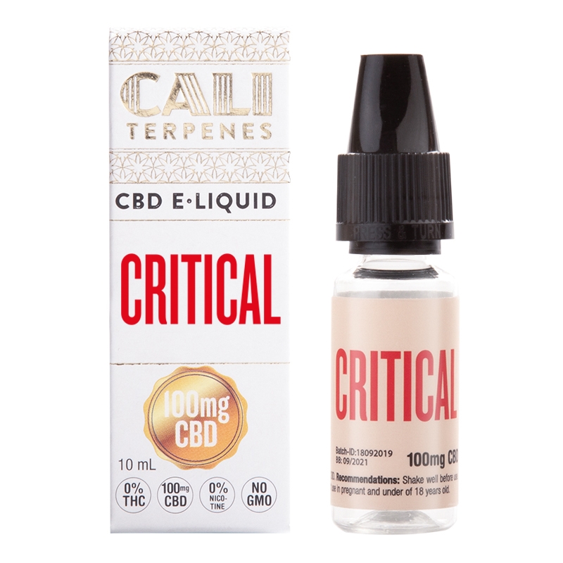 CALI TERPENES E-LIQUID CRITICAL 100 MG CBD (10 ML) *