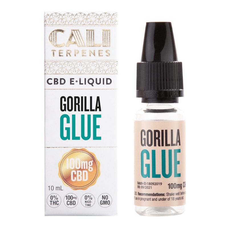 CALI TERPENES E-LIQUID GORILLA GLUE 100 MG CBD (10 ML) *