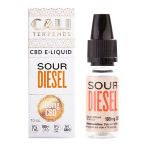 CALI TERPENES E-LIQUID SOUR DIESEL 100MG CBD (10ML)