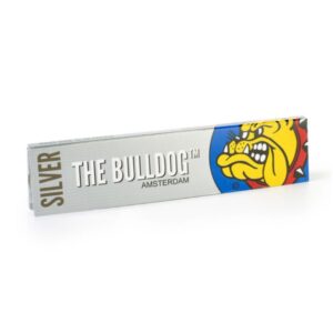 PAPEL THE BULLDOG KING SIZE SLIM SILVER (50 LIBRILLOS) * PAPEL DE FUMAR THE BULLDOG