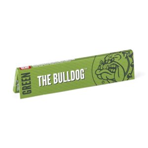 PAPEL THE BULLDOG KING SIZE SLIM GREEN HEMP (50 LIBRILLOS) * PAPEL DE FUMAR THE BULLDOG