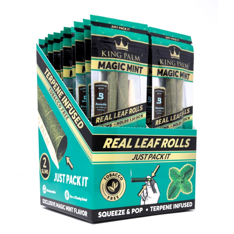 KING PALM DISPLAY BOX 20 SOBRES (2 X SLIM) MAGIC MINT