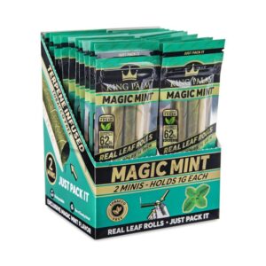 KING PALM DISPLAY BOX 20 SOBRES (2 X MINI) MAGIC MINT