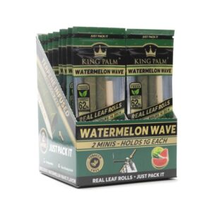 KING PALM DISPLAY BOX 20 SOBRES (2 X MINI) WATERMELON