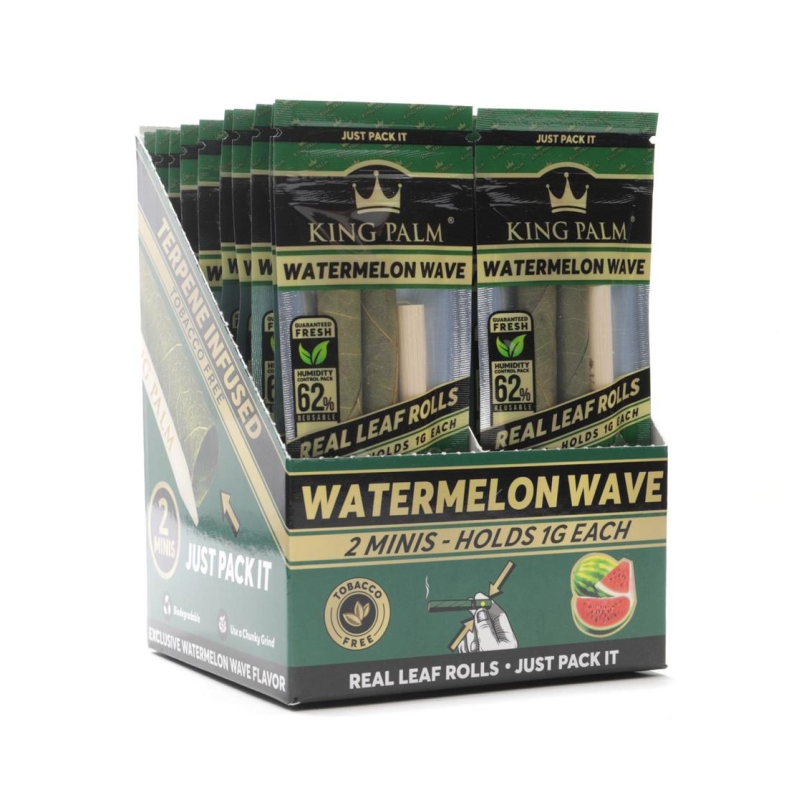 KING PALM DISPLAY BOX 20 SOBRES (2 X MINI) WATERMELON