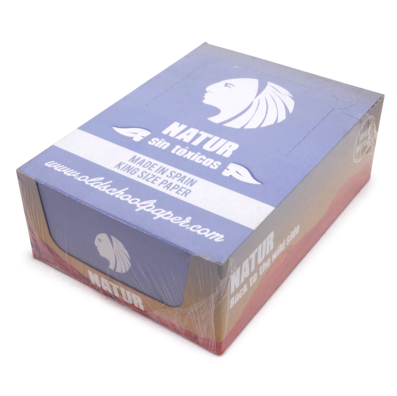 PAPEL NATUR KING SIZE SIN TOXICOS (50 UND) * PAPEL DE FUMAR NATUR