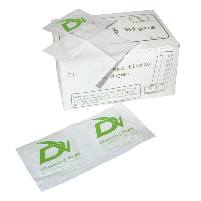 TOALLITAS DE LIMPIEZA Y DESINFECCION DE VAPORIZADORES (DISPLAY 100 UDS)*