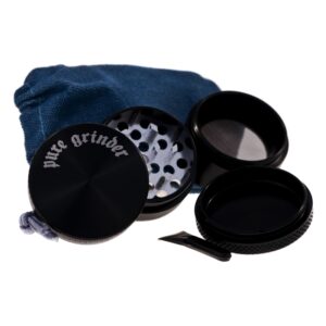 PLZ. PURE GRINDER 38MM NEGRO * POLINIZADORES ALUMINIO MAGNETICO