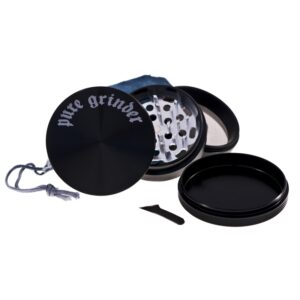 PLZ. PURE GRINDER 63MM NEGRO * POLINIZADORES ALUMINIO MAGNETICO