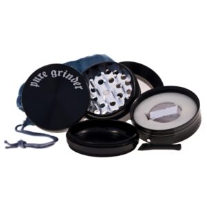 PLZ. PURE GRINDER VIBRATOR 55MM NEGRO * GRINDERS ALUMINIO MAGNETICO