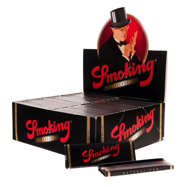 PAPEL DE FUMAR SMOKING DELUXE 1 1/4 (100 LIBRITOS) * PAPEL DE FUMAR SMOKING