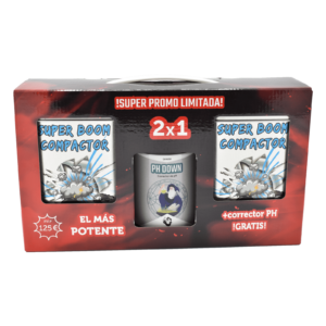 Pack 2x1 Super Boom Compactor 390gr + Corrector PH 600ml GRATIS